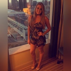 Bardot Lace Romper, worn once